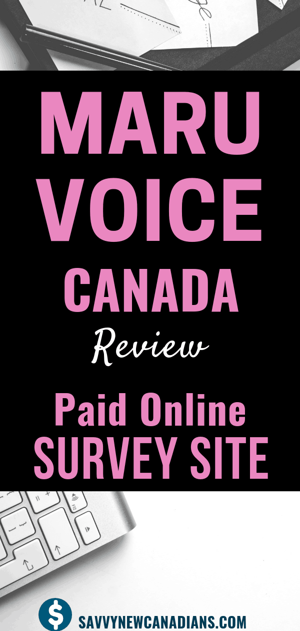 Maru Voice Canada Review Paid Onlin!   e Surveys For Canadians Savvy - 